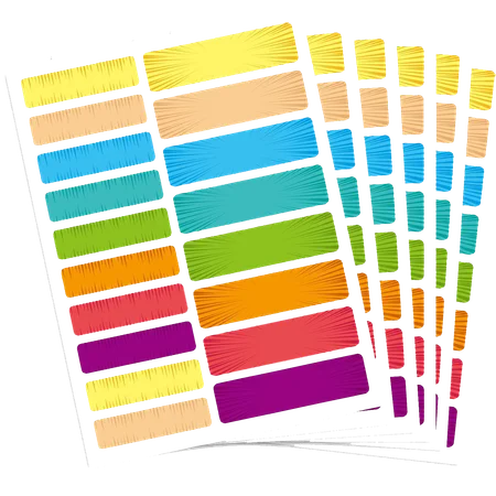 Vibrant Waterproof Stickers for Kids' Gear