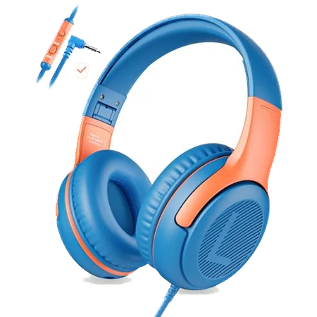 Kids Headphones with Mic and Volume Limit